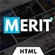 Merit - Premium Multi-Purpose HTML5 Template - ThemeForest Item for Sale