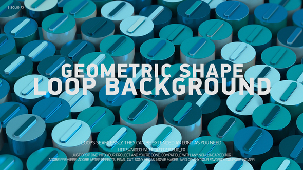 Geometric Shape Seamless Loop Background