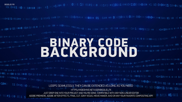 Binary Code Background
