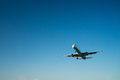 airplane on a blue background - PhotoDune Item for Sale