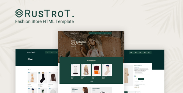 Rustrot - Fashion Store HTML Template
