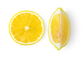 slice of lemon citrus fruit isolated on white - PhotoDune Item for Sale