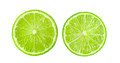 Juicy slice of lime isolated on white background - PhotoDune Item for Sale