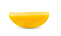 ripe mango slice isolated on white - PhotoDune Item for Sale