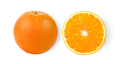 Ripe of orange citrus fruit isolated on white background - PhotoDune Item for Sale