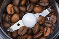 Coffee grinder with coffee beans - PhotoDune Item for Sale