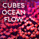 Cubes Ocean Flow / Side View / Static Cam - VideoHive Item for Sale