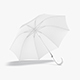 White Opened Umbrella - 3DOcean Item for Sale