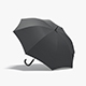 Black Opened  Umbrella - 3DOcean Item for Sale