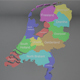 Netherlands Map - 3DOcean Item for Sale