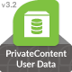 PrivateContent - User Data add-on - CodeCanyon Item for Sale