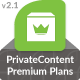 PrivateContent - Premium Plans add-on - CodeCanyon Item for Sale