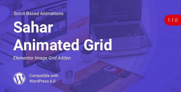 Sahar Animated Grid | Elementor Image Grid