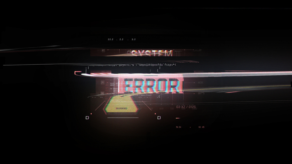 HUD Cyberpunk System Error