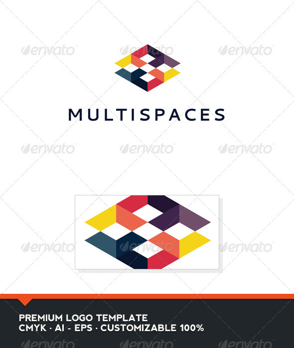 Multispaces Logo Template