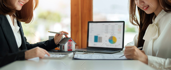 an interest to the customer with home purchase contracts or on office loans and interest rates.