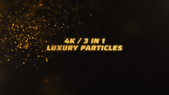 Abstract Luxury Gold Particles