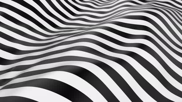 Abstract smooth surface with ripples