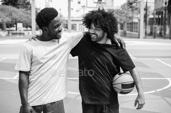 us on left man face – Black and white editing