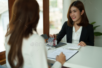 an interest to the customer with home purchase contracts or on office loans and interest rates.