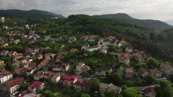 Flying Towards Poiana Brasov