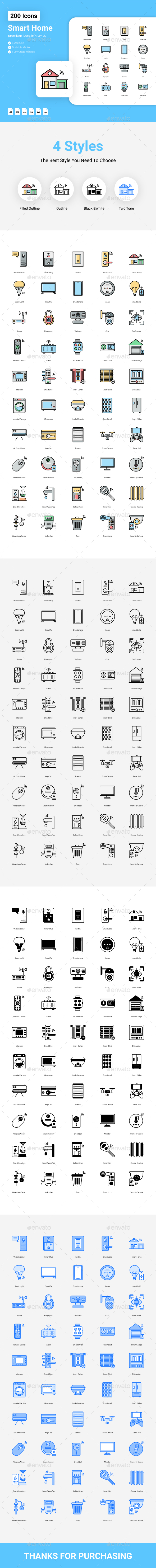 Smart Home Icons