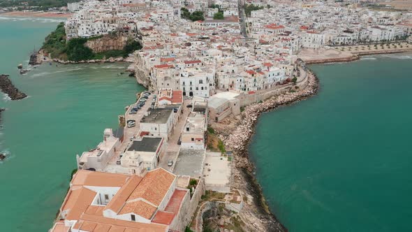 Aerial view of Vieste