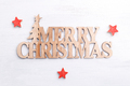 Merry Christmas wooden letters - PhotoDune Item for Sale