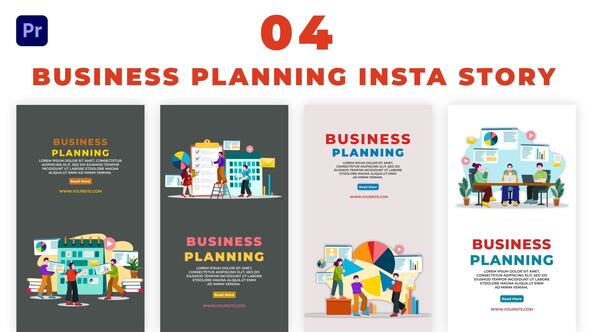 Business Strategy Planning Premiere Pro Instagram Template