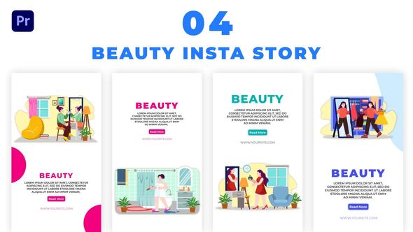 Beauty Tricks Instagram Story  Premiere Pro Template