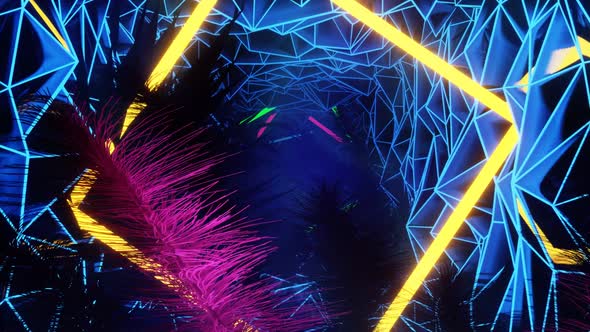 Vj Loops Neon Jungle 02