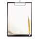 Black Clipboard with Blank Sheets of Paper - GraphicRiver Item for Sale