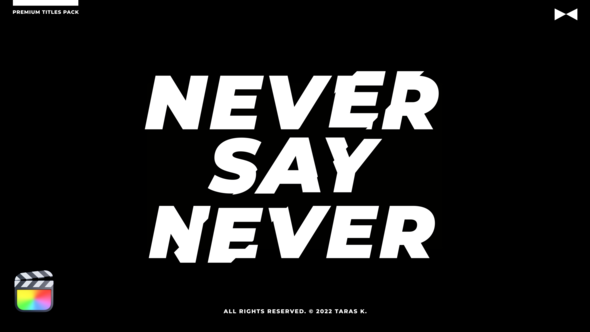 Kinetic Modern Titles \ FCPX alt