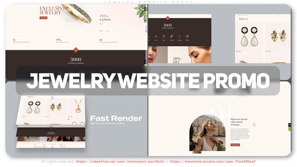 Jewelry Website Promo