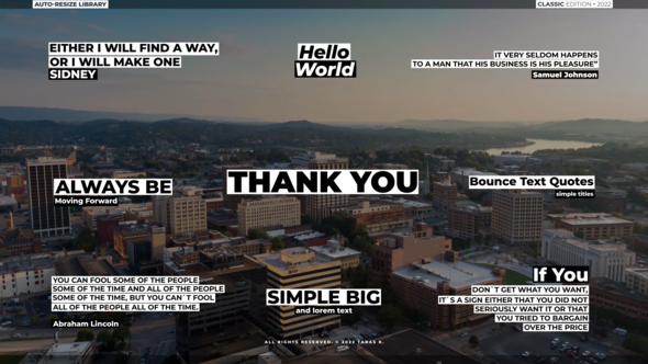 Quotes Titles | After Effects alt