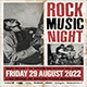 Rock Night Concert Flyer / Poster - GraphicRiver Item for Sale
