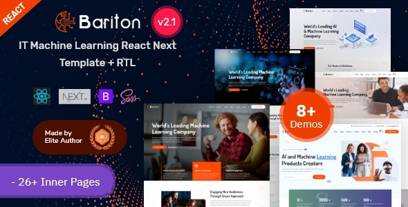 Bariton - IT Machine Learning React Next Template