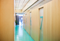 General view of a corridor with cabins in a physiotherapy centre. - PhotoDune Item for Sale