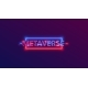 Word Metaverse Consisted Neon Lines in Retro Tech - GraphicRiver Item for Sale