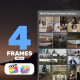 Multi Screen Frames Library - 4 Frames for Apple Motion and FCPX - VideoHive Item for Sale