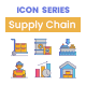 60 Supply Chain Icons | Dazzle Series - GraphicRiver Item for Sale
