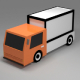 Cartoon Low Poly Truck Low-poly - 3DOcean Item for Sale
