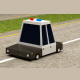Cartoon Low Poly Crossover Police Car Low-poly 3D model - 3DOcean Item for Sale