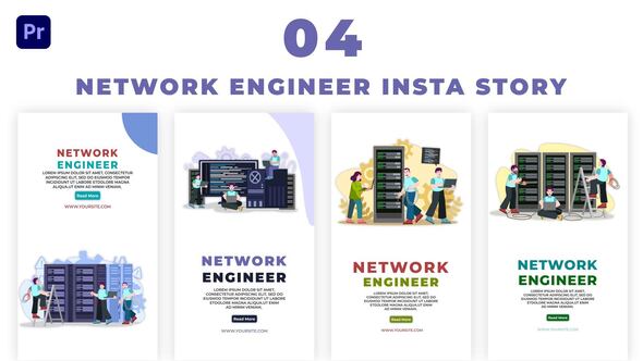Premiere Pro Network Engineer Instagram Story