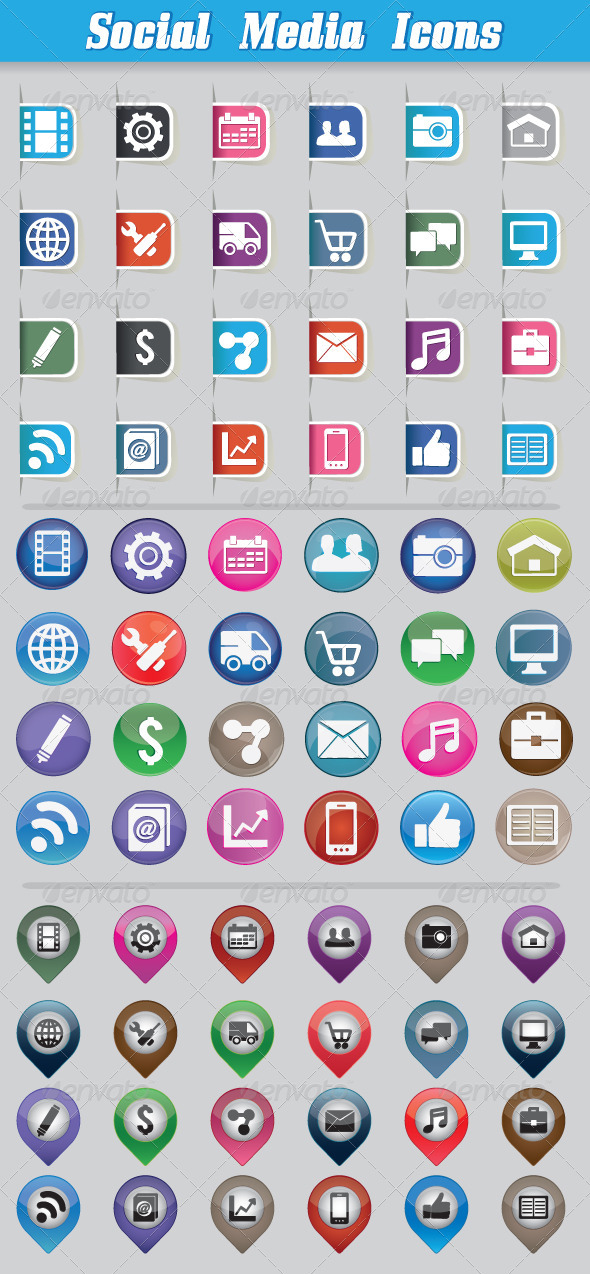 Set Social Media Icons