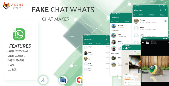 Fake Chat Whats -Fake Chat Conversation for Watssapp - Fake Chat Maker