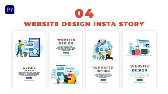 Website Design Premier Pro Instagram Story