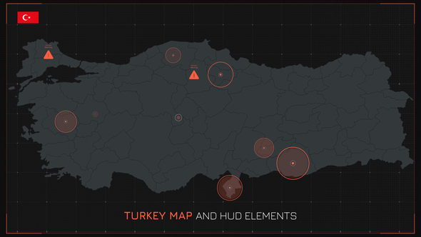 Turkey Map and HUD Elements alt