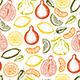 Vintage Seamless Pattern with Citrus Fruit. - GraphicRiver Item for Sale