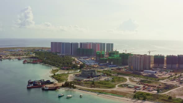 Aerial View of Maldives